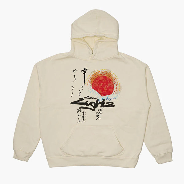 Low Lights Studios Rising Sun Hoodie Ecru