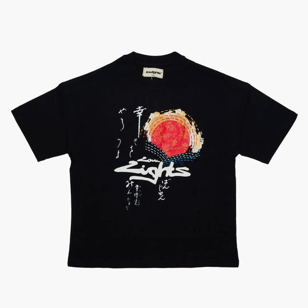 Low Lights Studios Rising Sun Tee Black