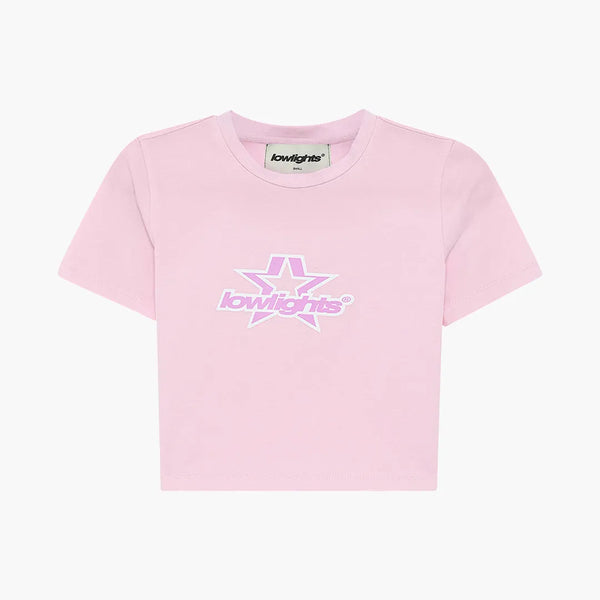 Low Lights Studios Superstar Baby Tee Rose