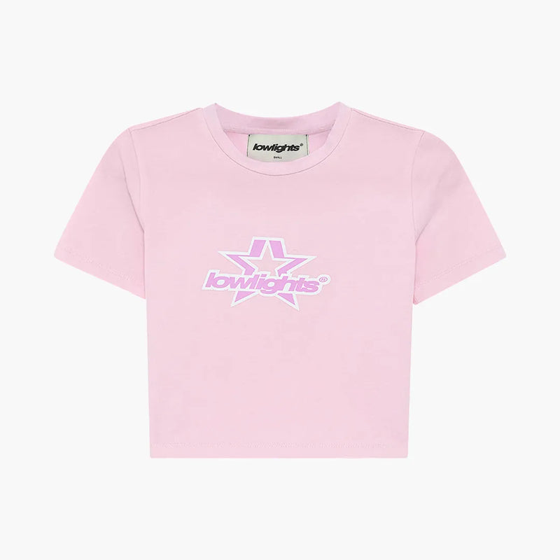 Low Lights Studios Superstar Baby Tee Rose