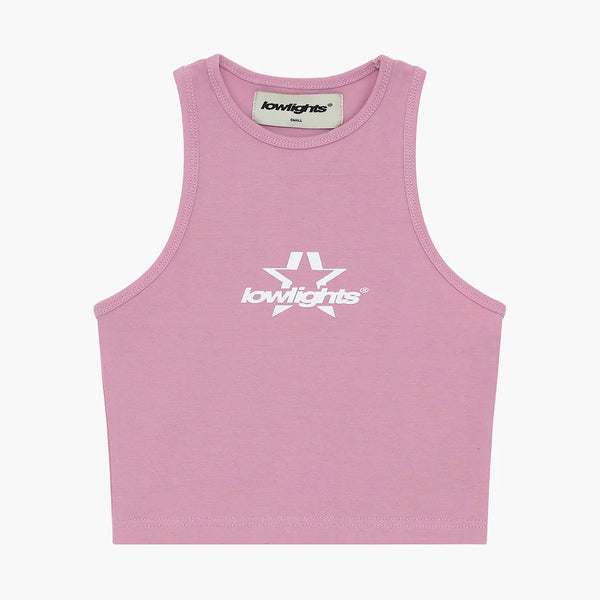 Low Lights Studios Superstar Crop Top Rose