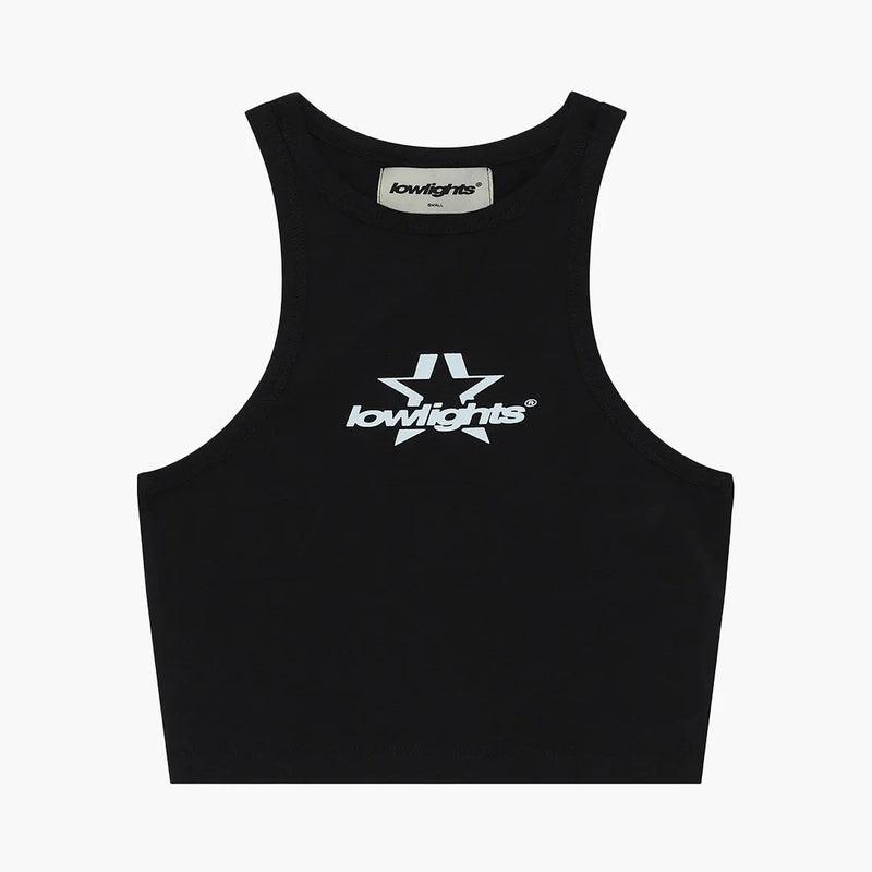 Low Lights Studios Women Superstar Crop Top Black