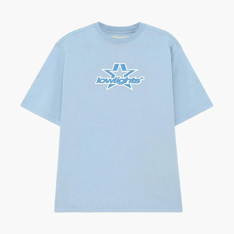 Low Lights Studios Women Superstar Tee Sky Blue