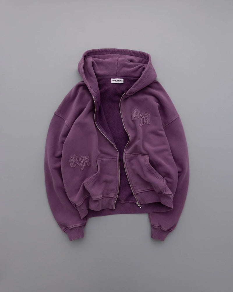 Root Atelier Mauve Zip Hoodie