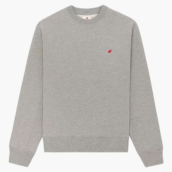 New Balance Made In Usa Core Crewneck Sweatshirt Athletic Grey