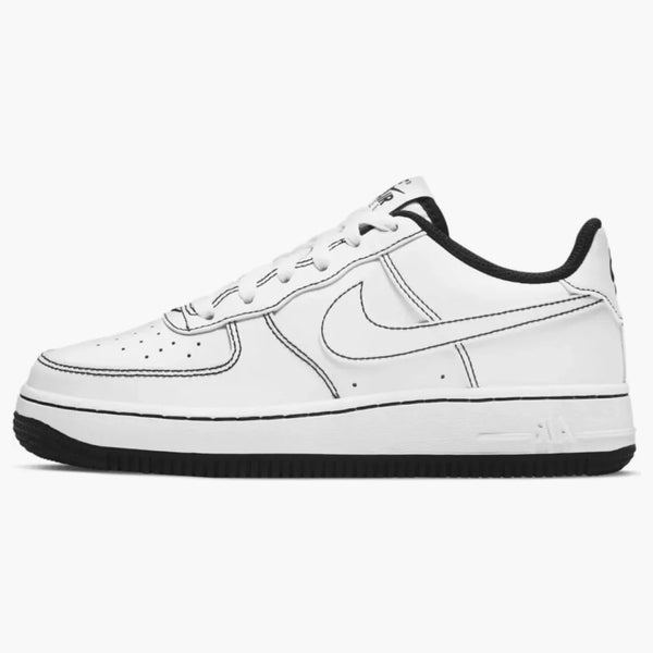 Nike Air Force 1 Low 07 Contrast Stitch White Black (gs)