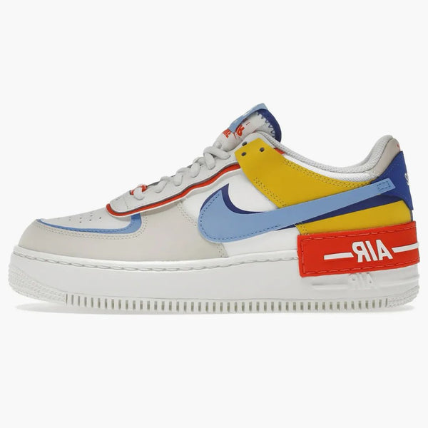 Nike Air Force 1 Low Shadow Sail Game Royal Rush Orange University Blue (women's)