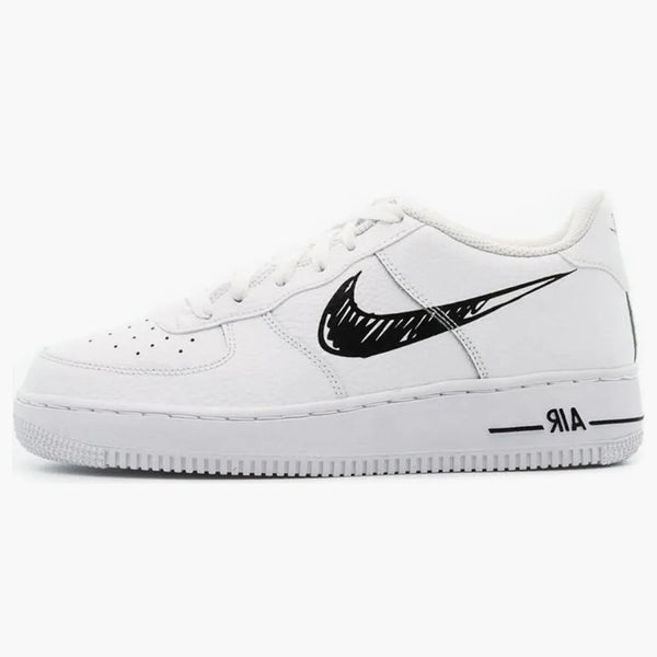 Nike Air Force 1 Low Sketch White Black (gs)