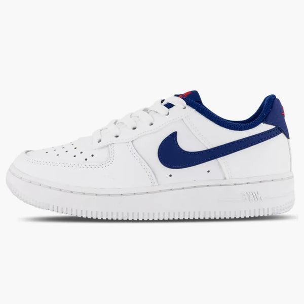 Nike Air Force 1 Low White Deep Royal Blue University Red (ps)