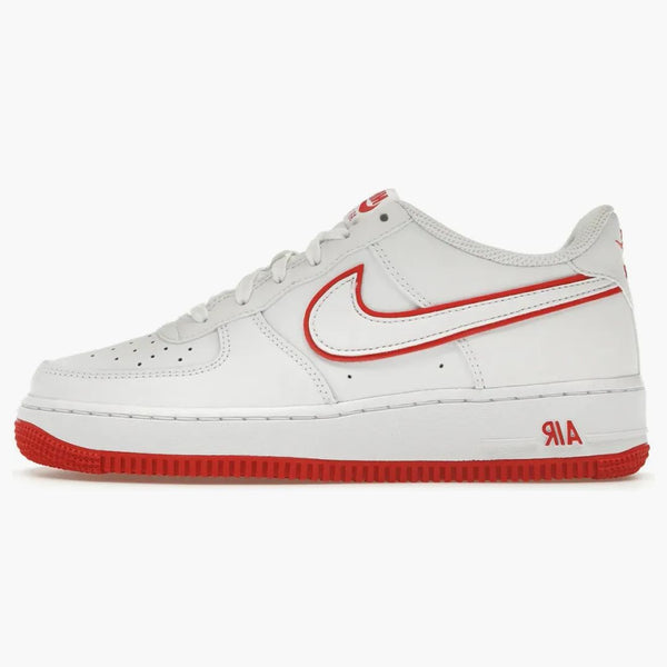 Nike Air Force 1 Low White Picante Red (gs)