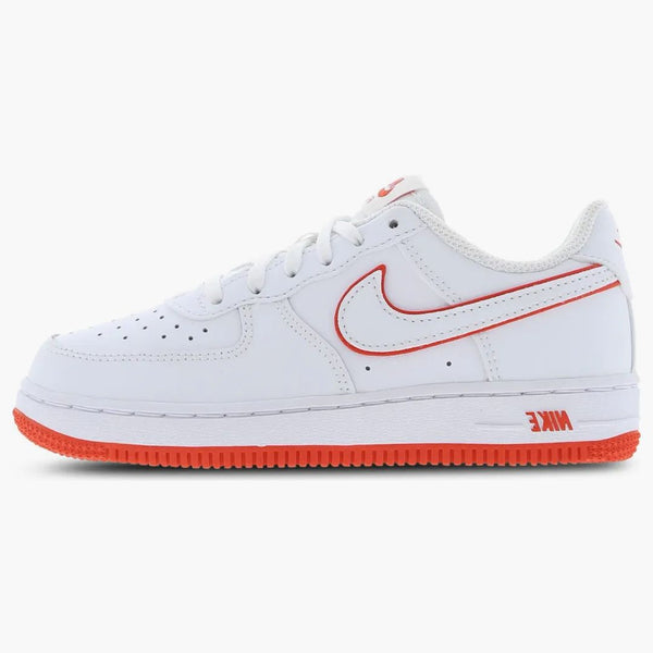 Nike Air Force 1 Low White Picante Red (ps)