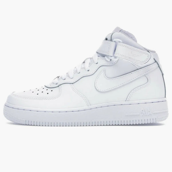 Nike Air Force 1 Mid White (gs)