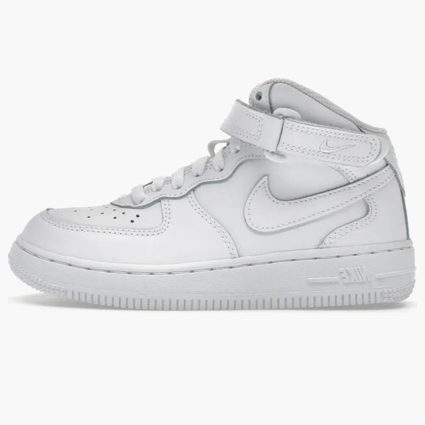 Nike Air Force 1 Mid White (ps)