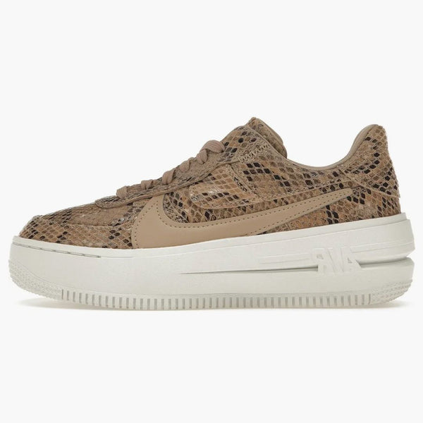 Nike Air Force 1 Plt.af.orm Brown Snakeskin Print (women's)