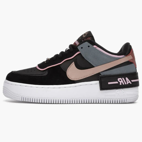 Nike Air Force 1 Low Shadow Black Light Arctic Pink Claystone Red (women's)