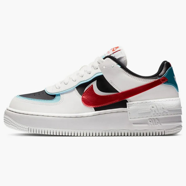 Nike Air Force 1 Low Shadow Bleached Aqua Chile Red (women's)