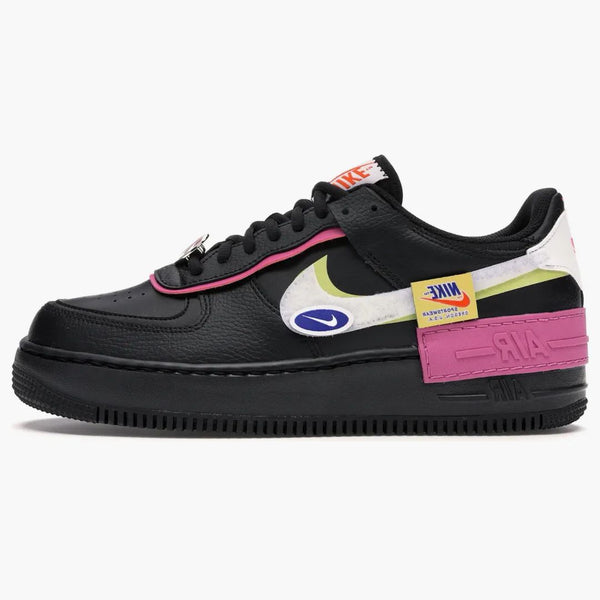 Nike Air Force 1 Low Shadow Removable Patches Black Pink (women's)