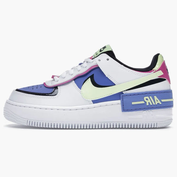 Nike Air Force 1 Low Shadow White Sapphire Barely Volt (women's)