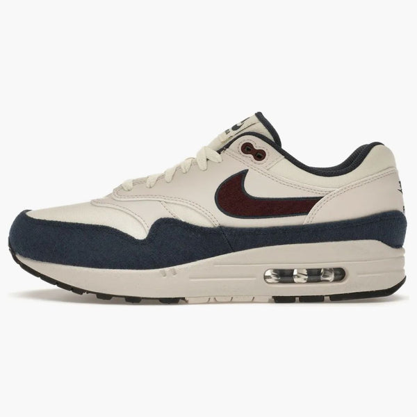 Nike Air Max 1 Coconut Milk Burgundy Crush Navy