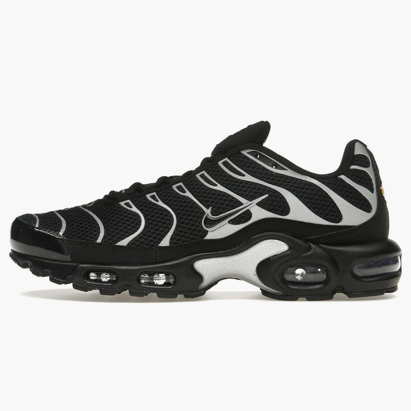 Nike Air Max Plus Premium Black Reflective Silver