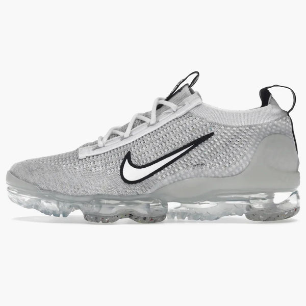 Nike Air Vapormax 2021 Fk White Black Metallic Silver