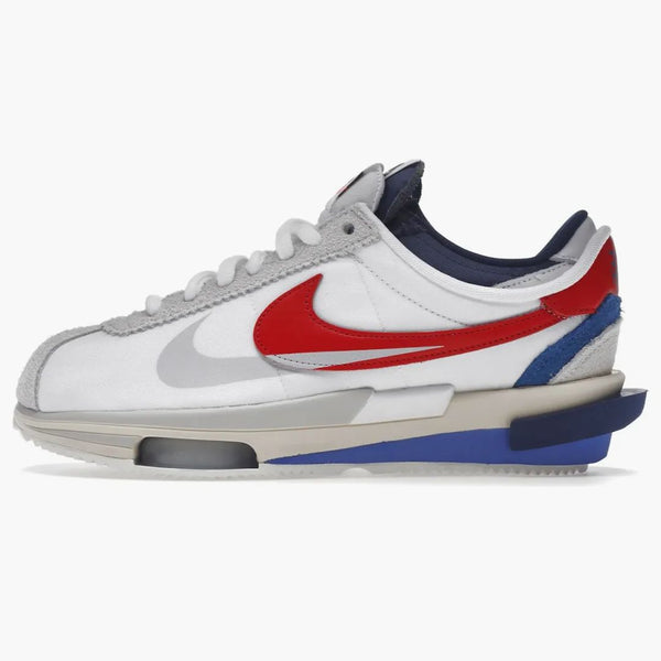 Nike Zoom Cortez Sp Sacai White University Red Blue