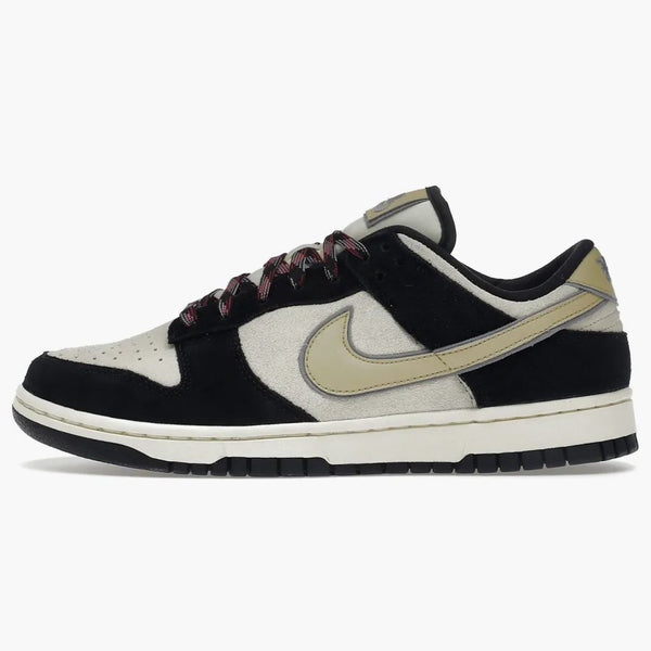 Nike Dunk Low Lx Black Suede Team Gold (women's)