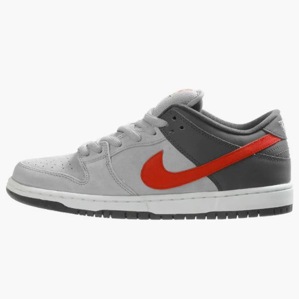 Nike Sb Dunk Low Medium Grey Red