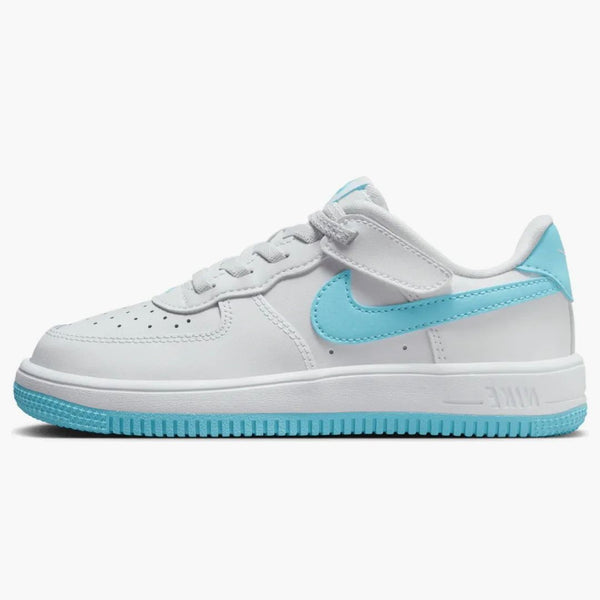 Nike Force 1 Low Easyon White Aquarius Blue (ps)