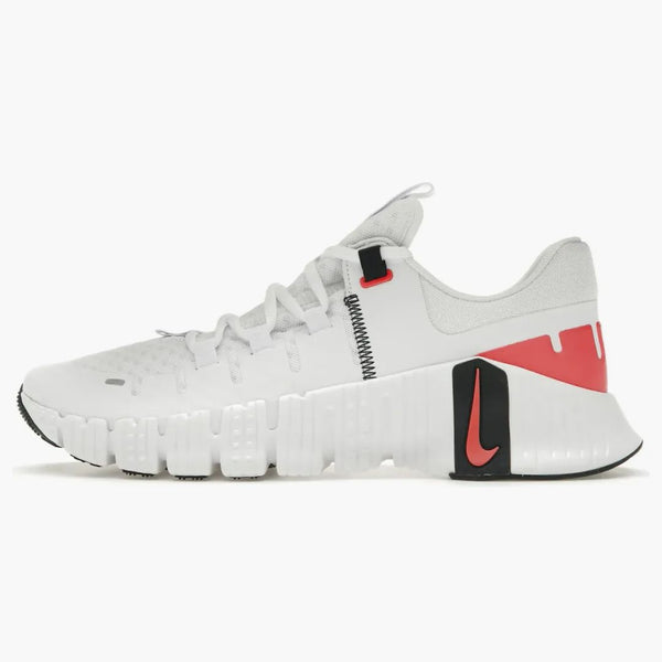 Nike Free Metcon 5 White Bright Crimson