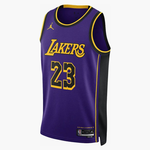 Nike Nba Los Angeles Lakers Statement Edition Lebron James Jersey Field Purple