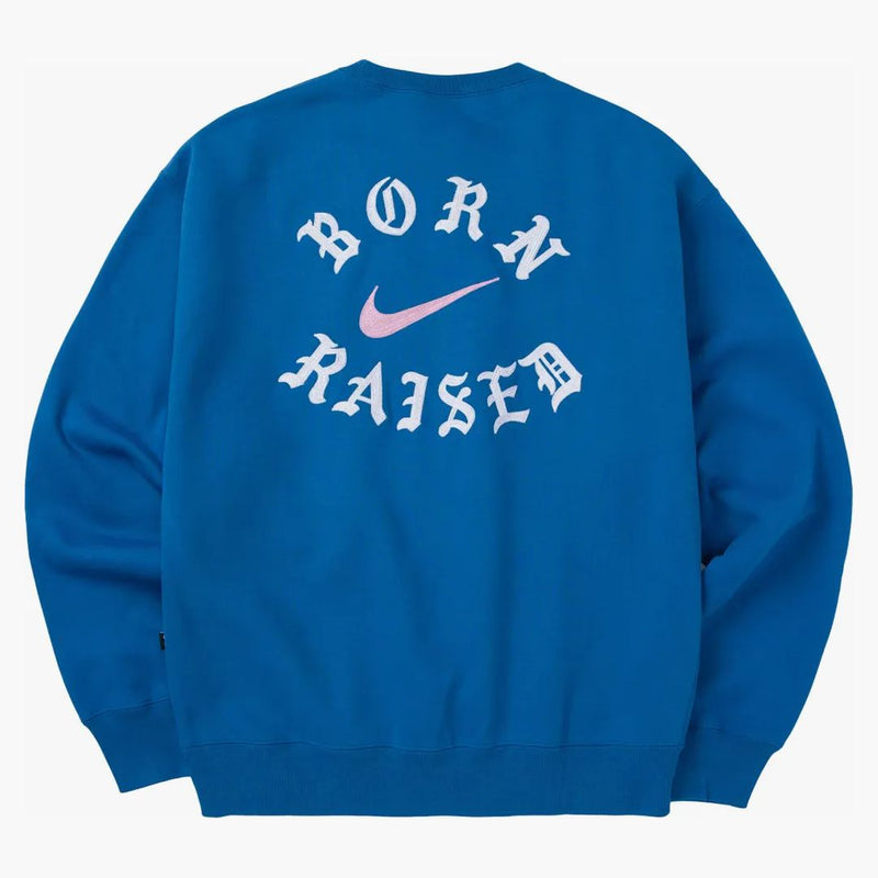 Nike Sb Born X Raised Crewneck Sweatshirt Blue