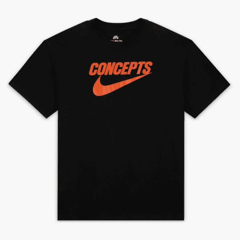 Nike Sb X Concepts T-shirt Black Orange