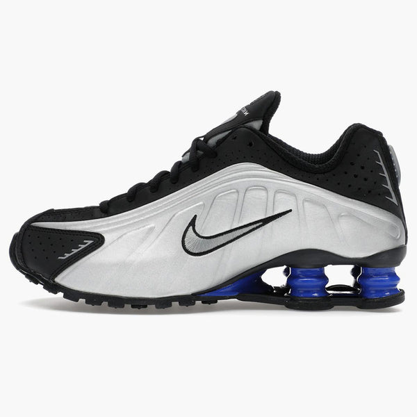 Nike Shox R4 Metallic Silver Black Racer Blue (W)