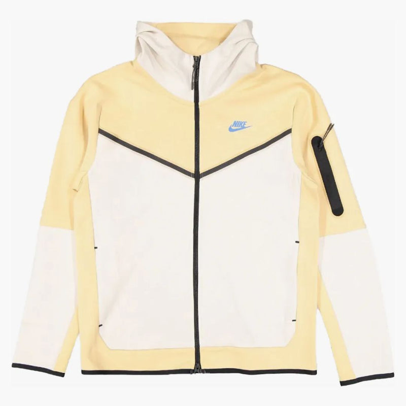 Nike Sportswear Tech Fleece Full-zip Hoodie Sesame/light Orewood Brown/light Photo Blue