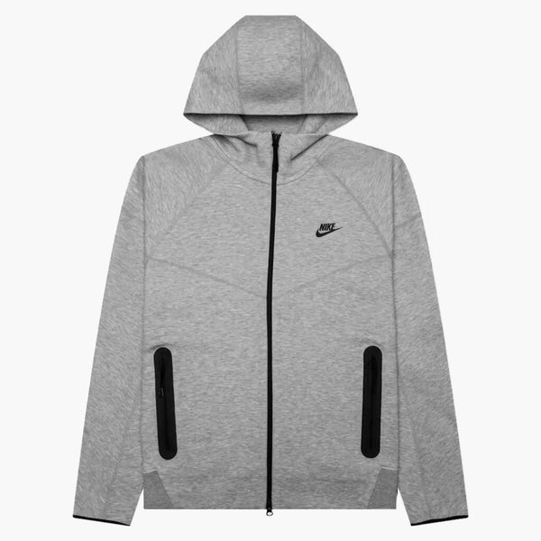 Nike Sportswear Tech Fleece Windrunner Full-zip Hoodie Dark Grey Heather/black