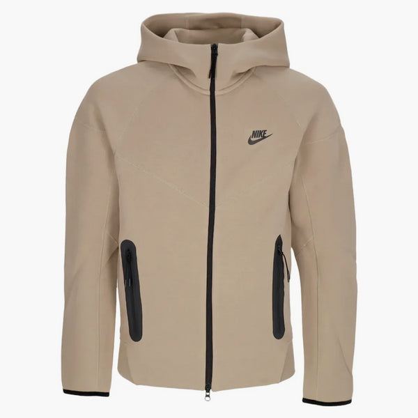 Nike Sportswear Tech Fleece Windrunner Full-zip Hoodie Khaki/black