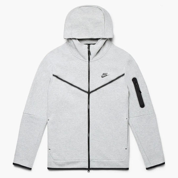 Nike Sportswear Tech Fleece Full-zip Hoodie Heather Grey/black