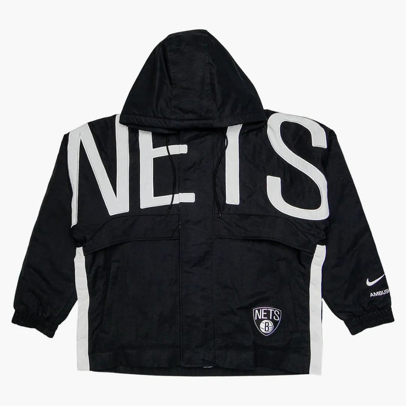 Nike X Ambush Nba Collection Nets Jacket Black/white/grey