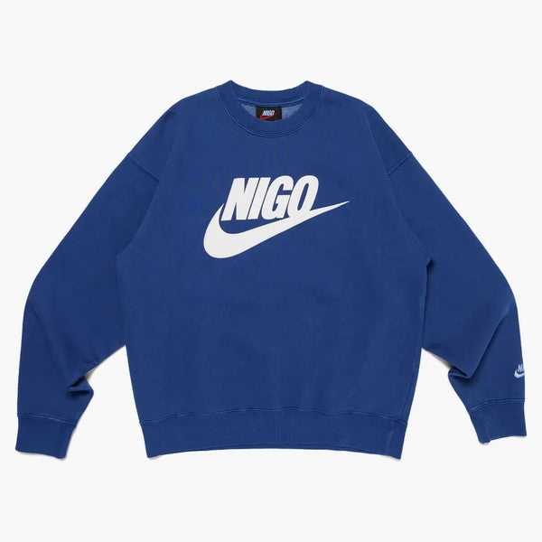 Nike X Nigo Nrg Fleece Crew Sweatshirt Navy