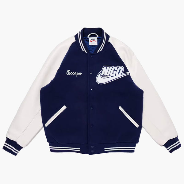 Nike x Nigo Varrsity Jacket Navy