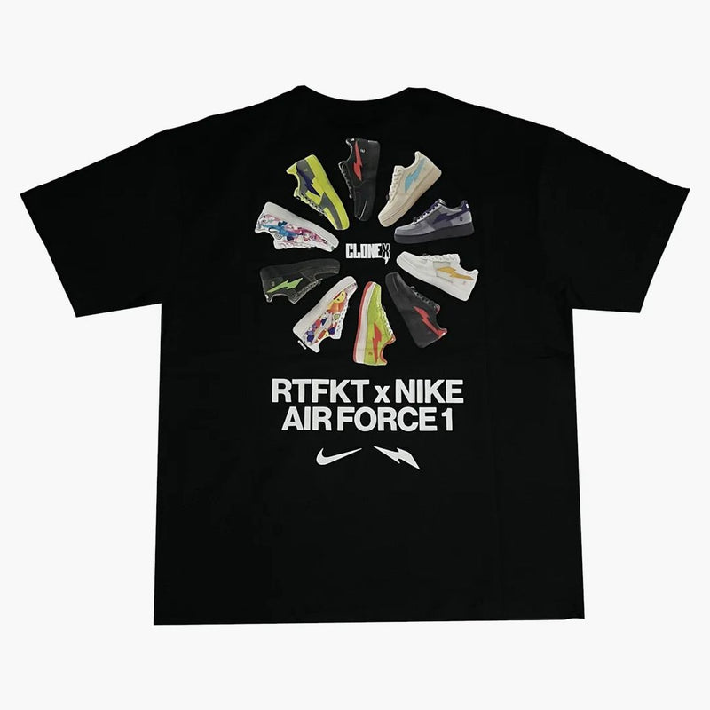 Nike X Rtfkt Air Force 1 T-shirt Black