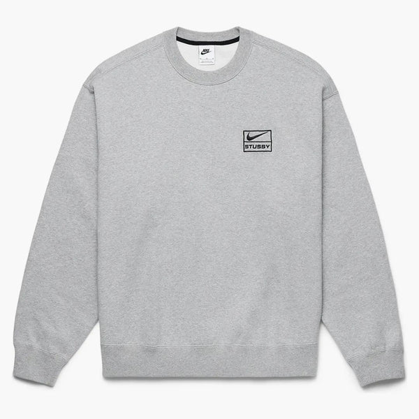 Nike X Stussy Crew Fleece Grey