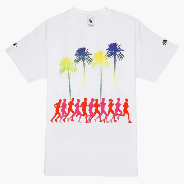 Nike X Stussy Douglas Firs To Palm Trees T-shirt White