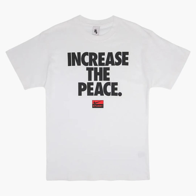 Nike X Stussy Increase The Peace Tee White