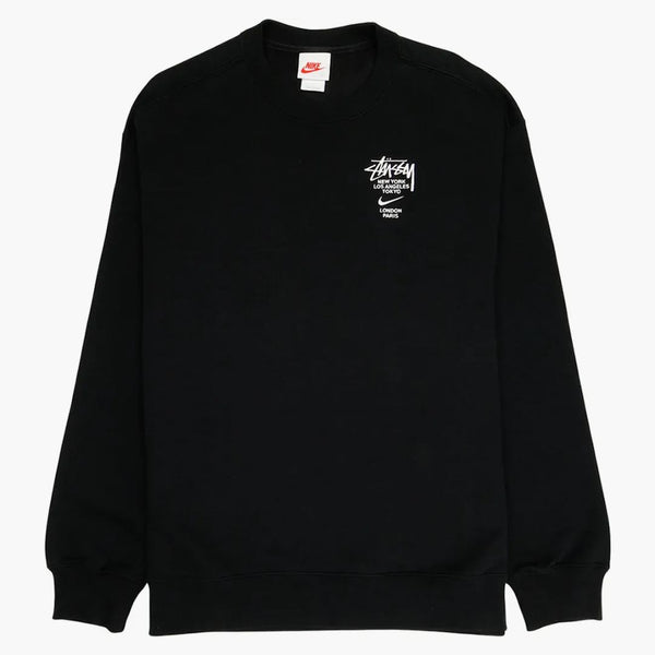 Nike X Stussy International Crewneck Sweatshirt Black