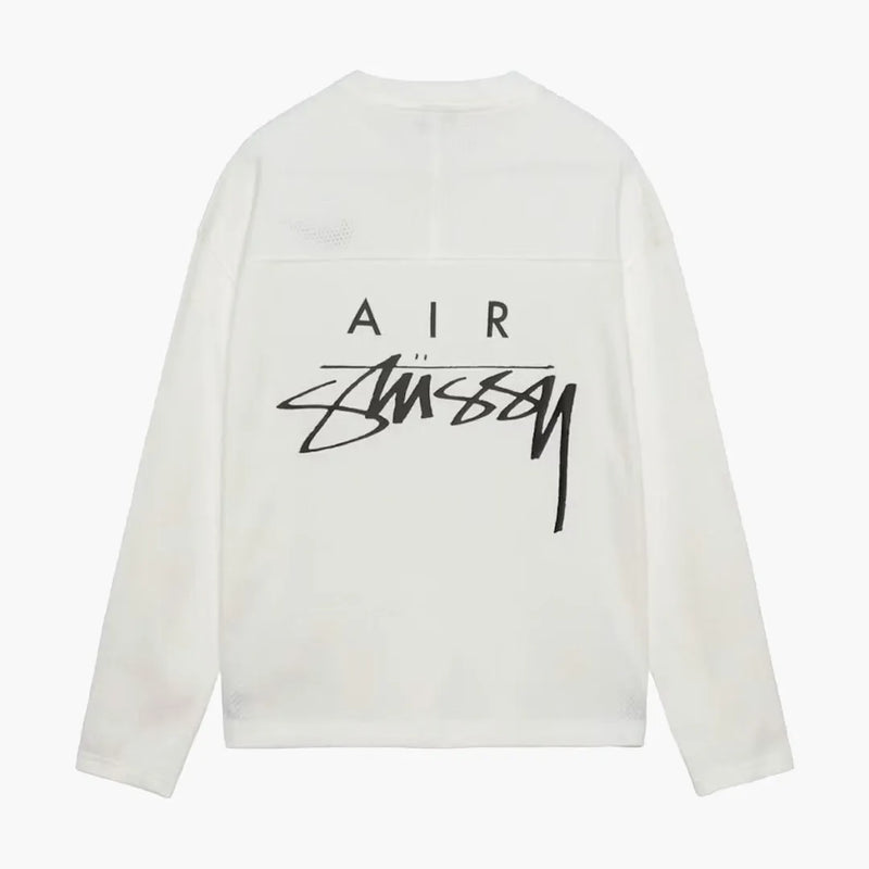 Nike x Stussy Mesh Longsleeve Jersey White Rückseite