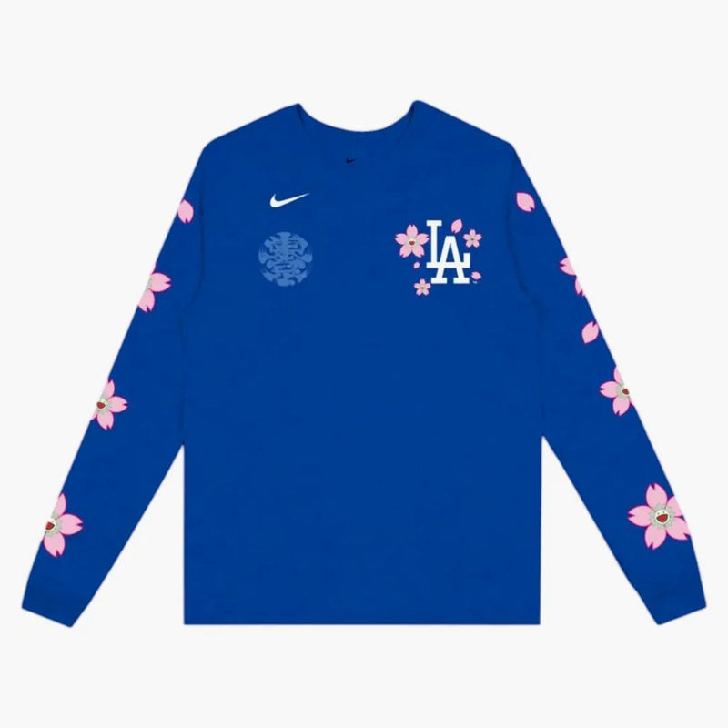 Nike X Takashi Murakami X Mlb World Tour Tokyo Series 2025 Dodgers L/s Tee Blue