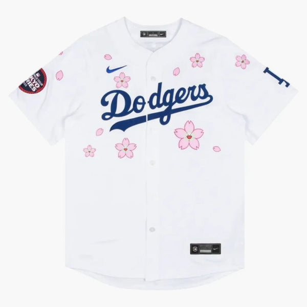 Nike X Takashi Murakami X Mlb World Tour Tokyo Series 2025 Dodgers Tokyo Home Jersey White