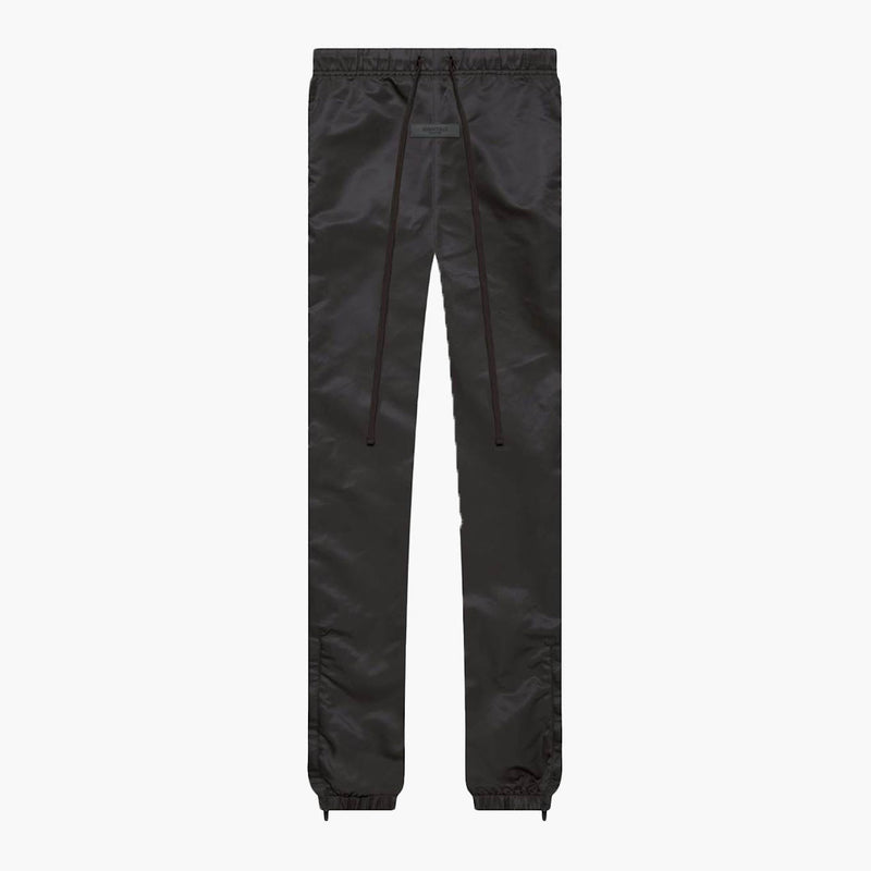 Black nylon track pants online